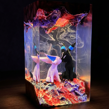 Lampe Résine Noctali × Mentali — Édition Duo