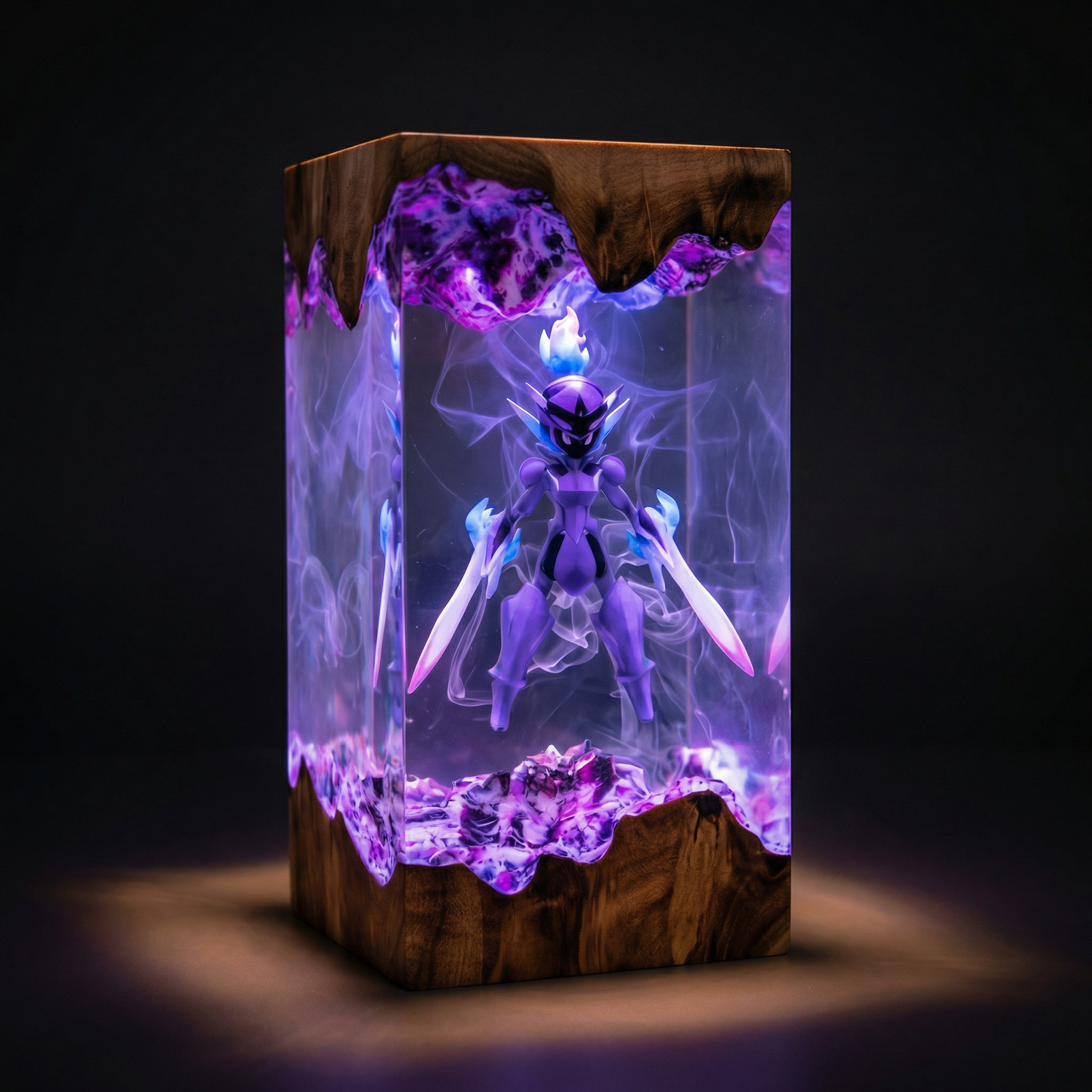 Lampe résine Malvalame