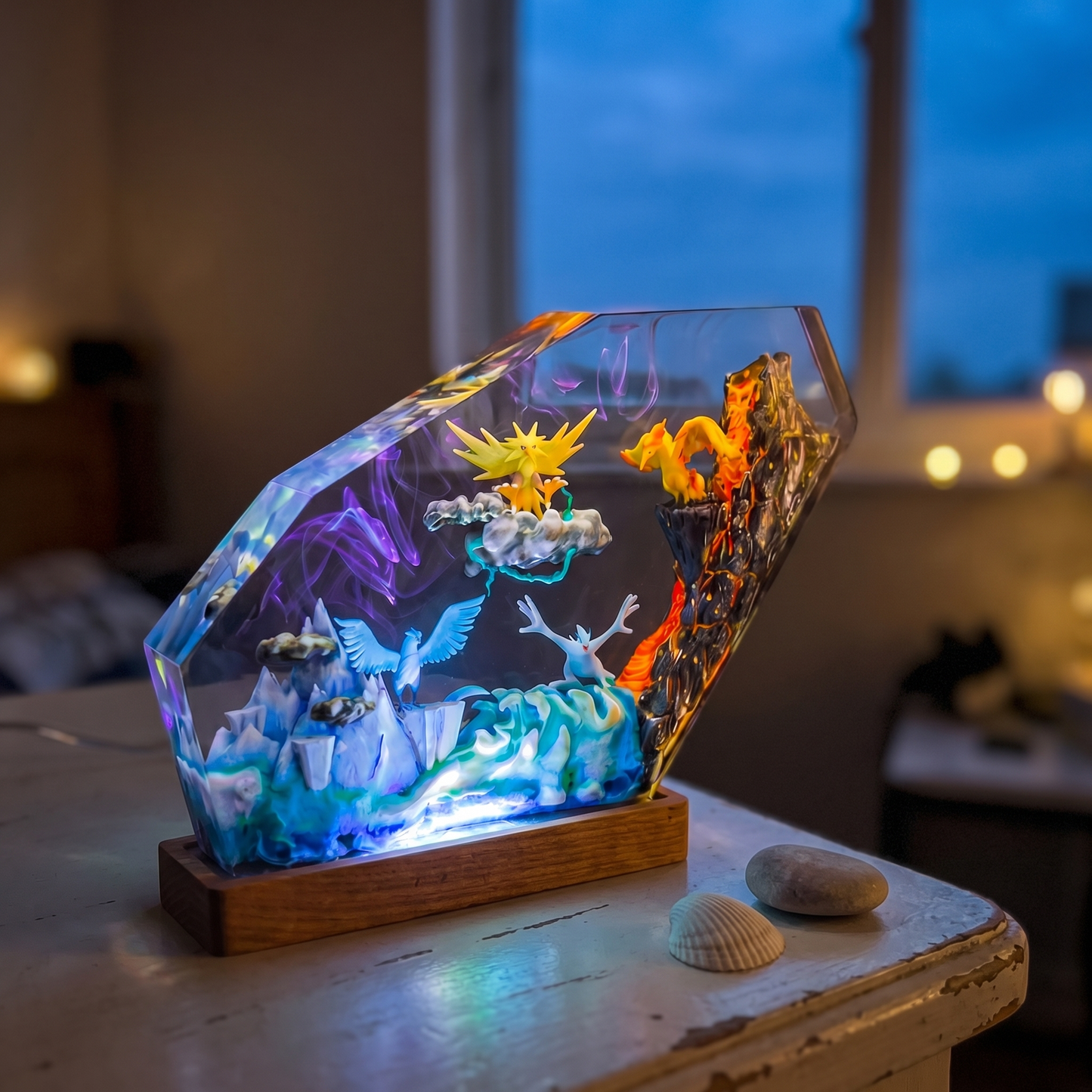 Lampe Résine Artikodin × Électhor × Sulfura Grand