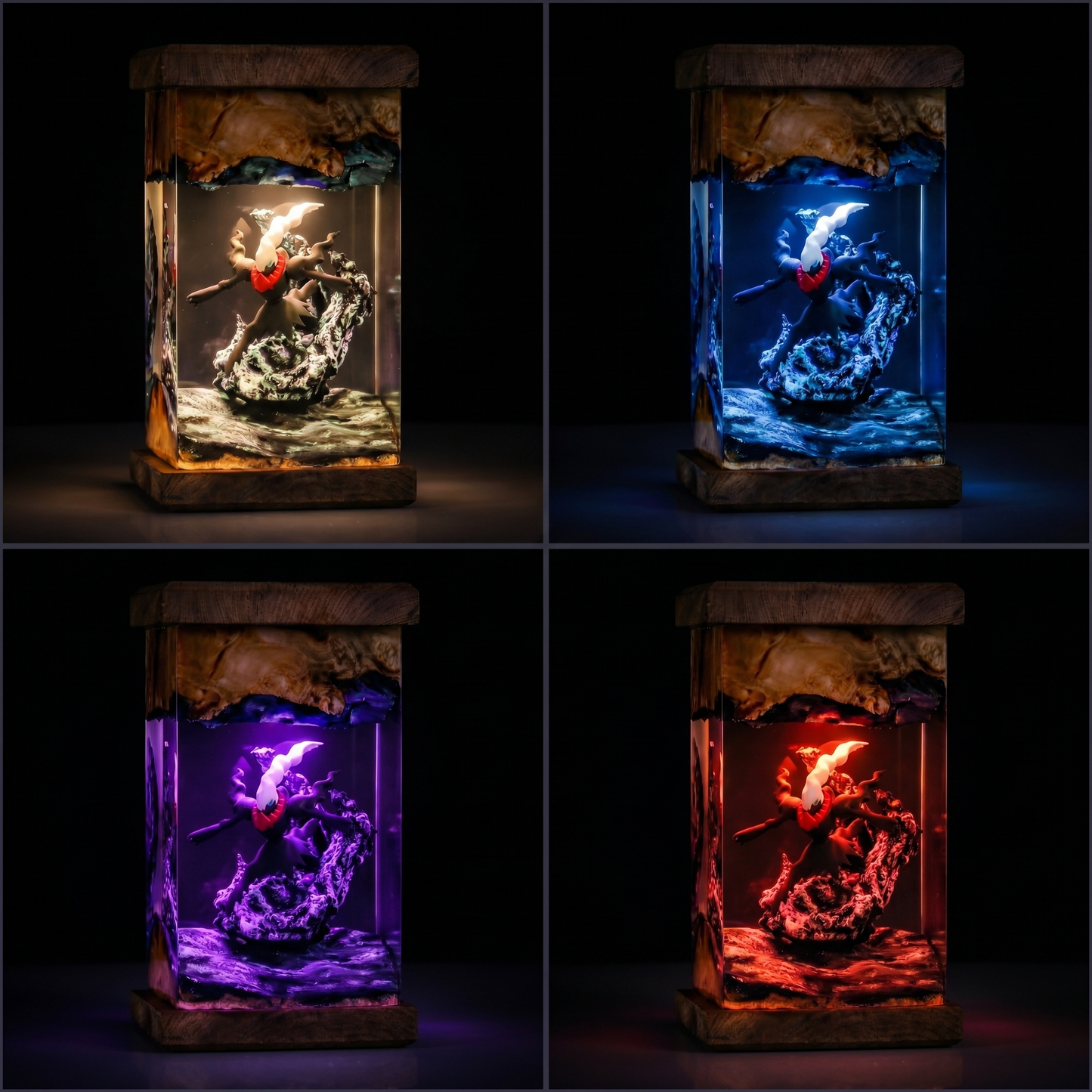 Lampe résine Darkrai
