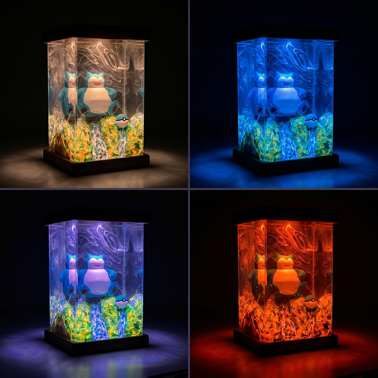 Snorlax Resin Lamp