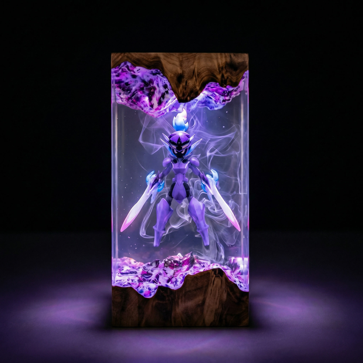 Lampe résine Malvalame