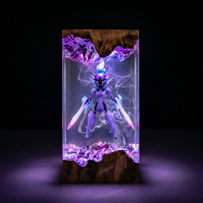 Lampe résine Malvalame