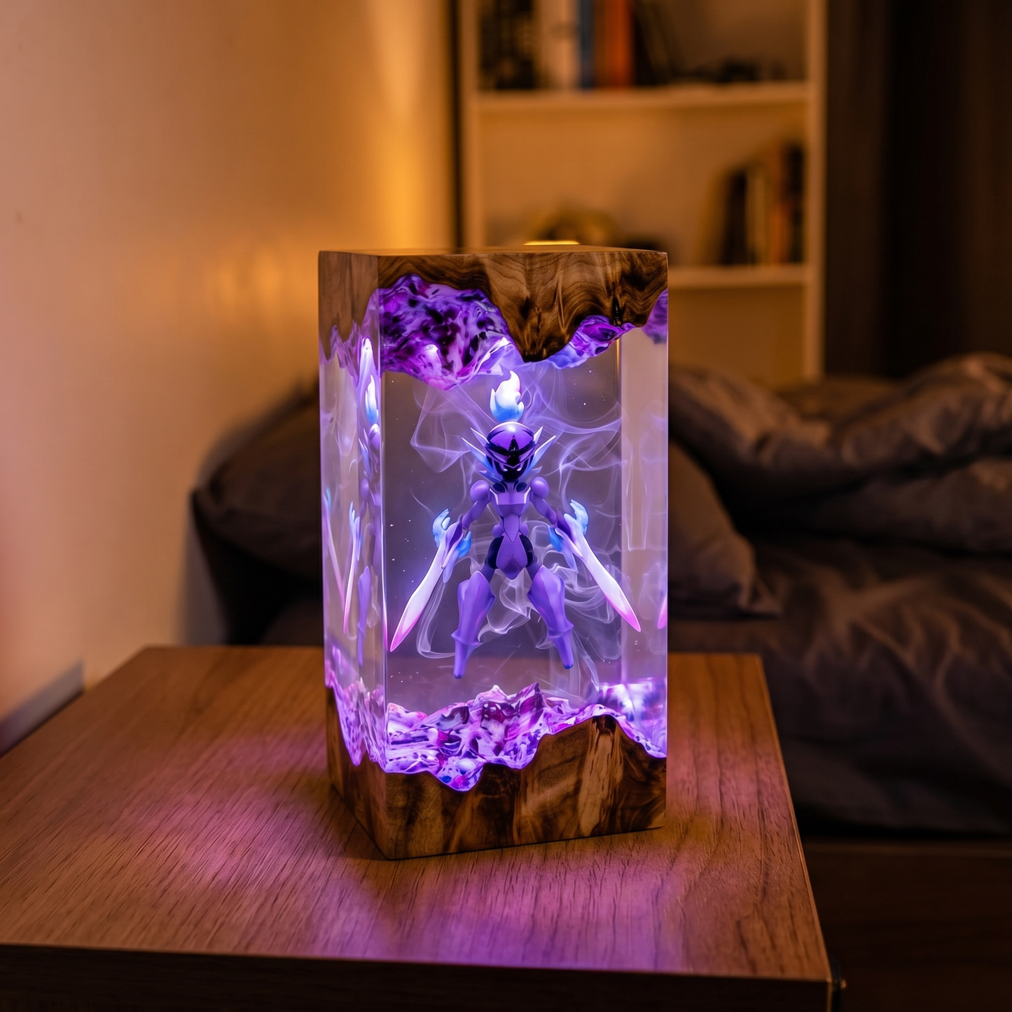 Lampe résine Malvalame