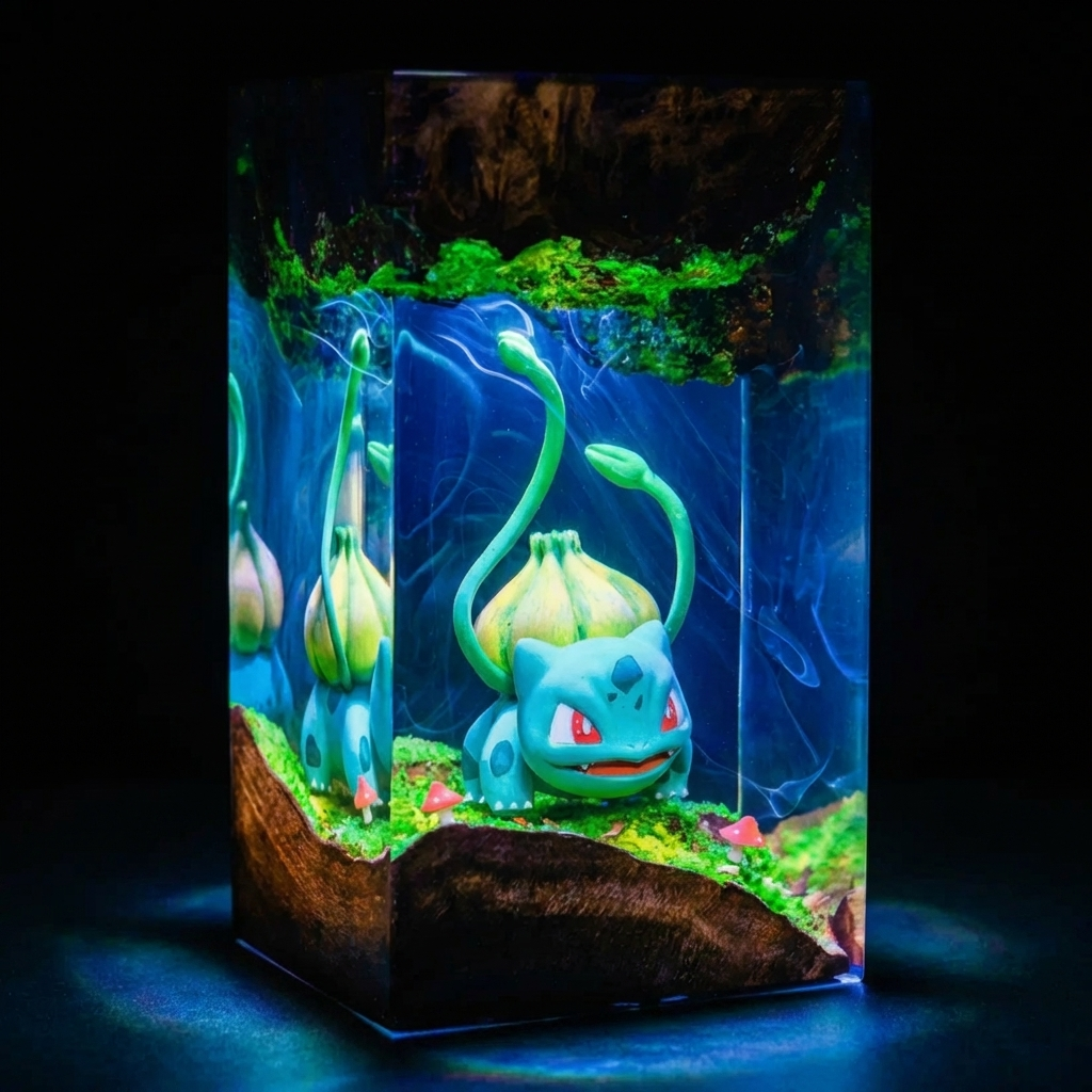 Bulbasaur Resin Lamp