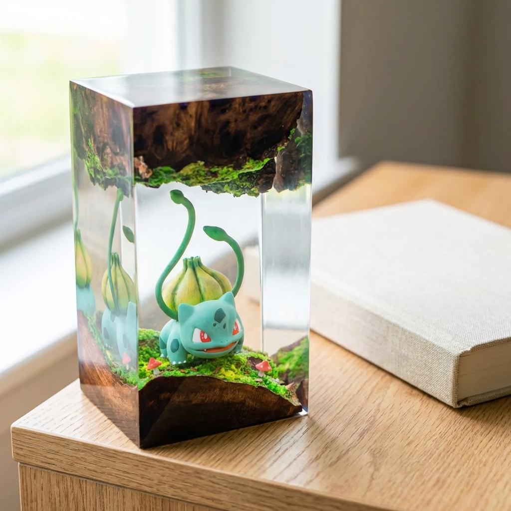 Bulbasaur Resin Lamp