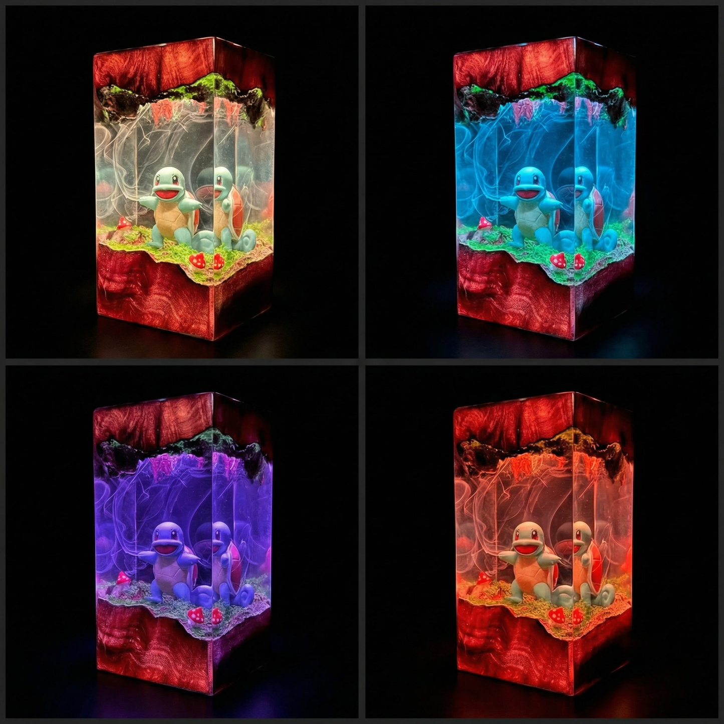 Lampe résine Carapuce