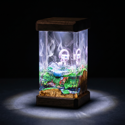 Lampe résine Mew