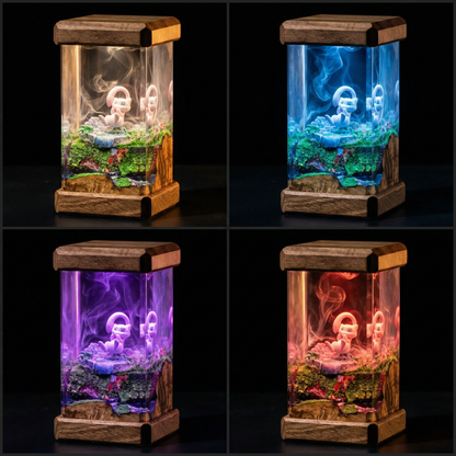 Lampe résine Mew