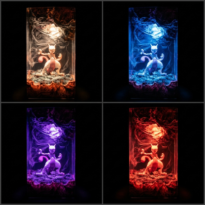 Lampe résine Mewto