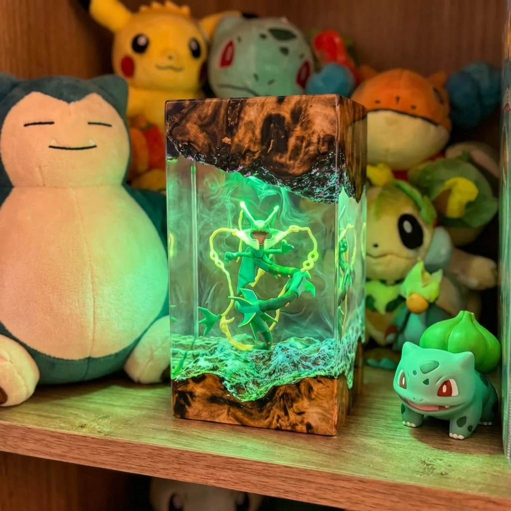 Lampe résine Rayquaza