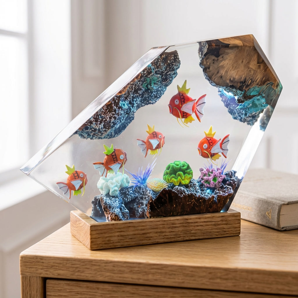 Magikarp Resin Lamp
