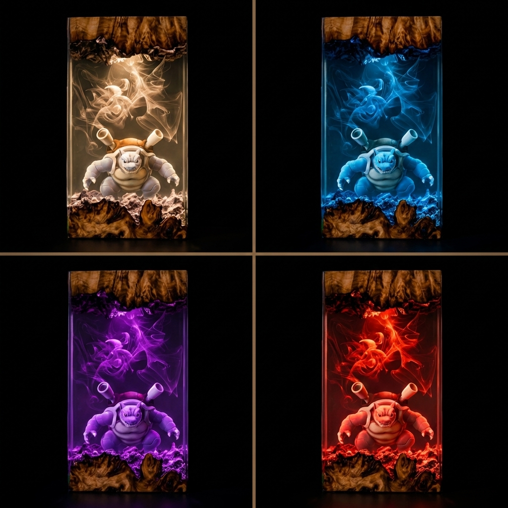 Lampe résine Tortank