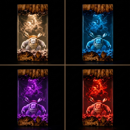 Lampe résine Tortank