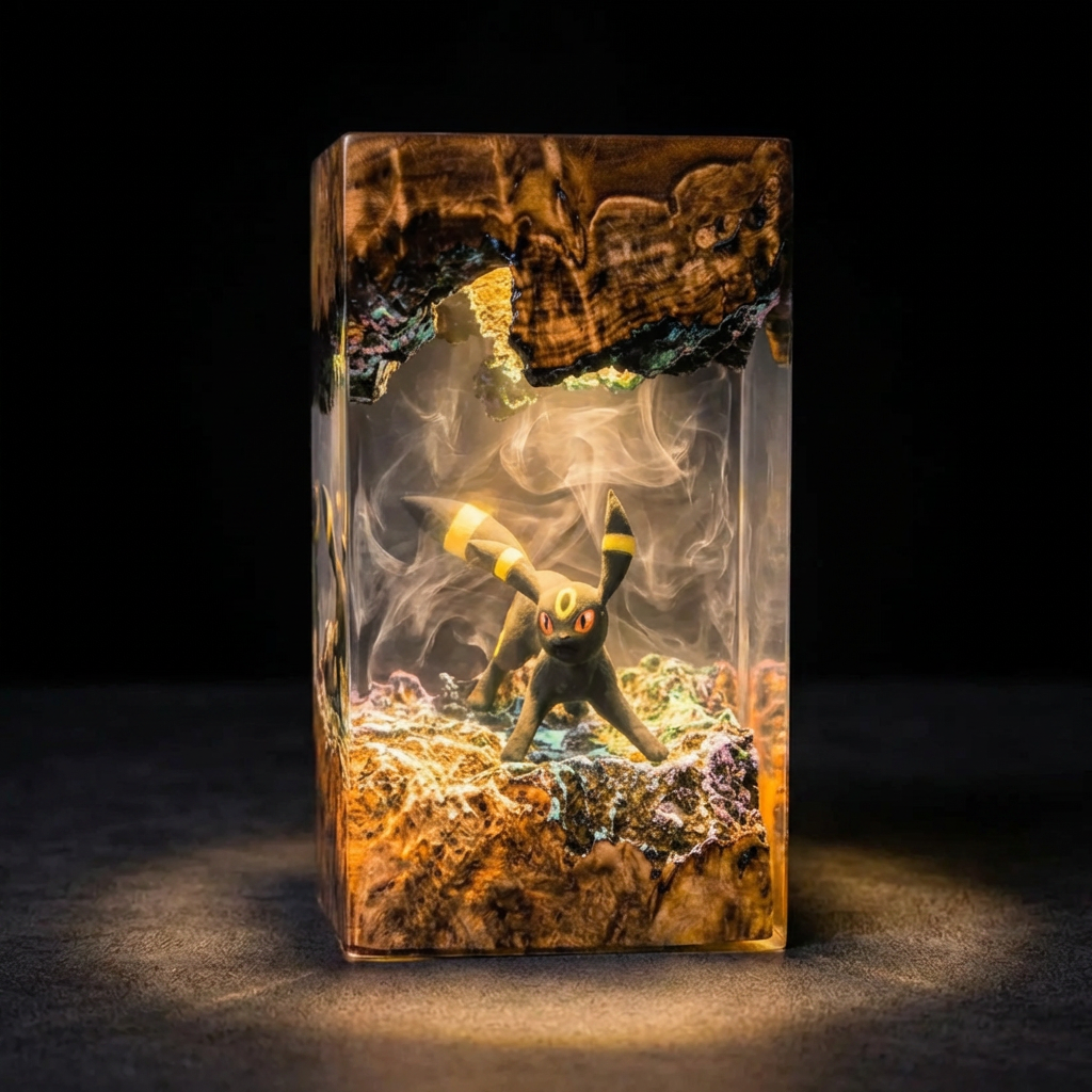 Lampe résine Noctali