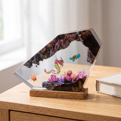 Lampe résine Leviator Shiny, Magicarpe, Carapuce Grand
