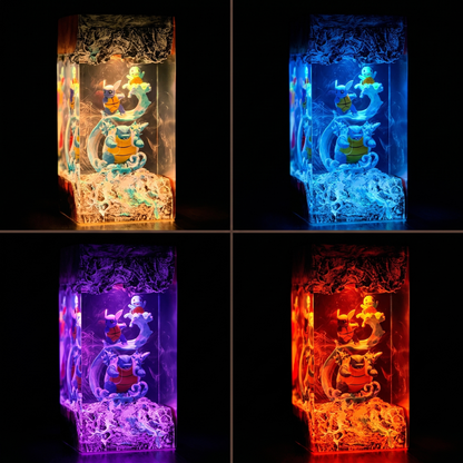 Lampe résine Tortank, Carabaffe, Carapuce