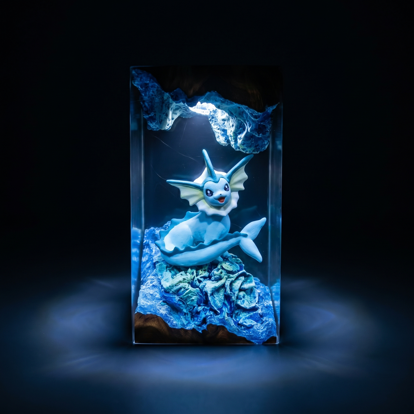 Lampe résine Aquali