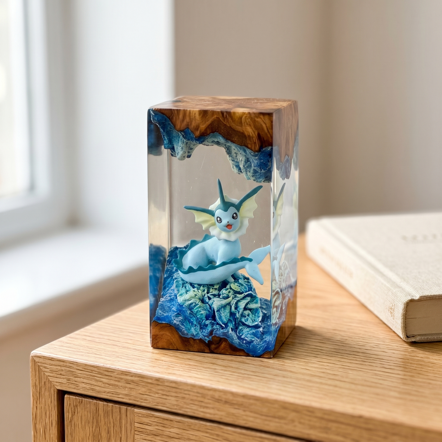 Lampe résine Aquali