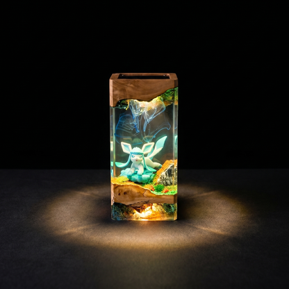 Lampe résine Givrali