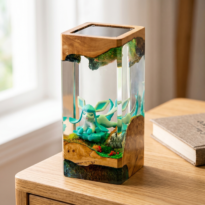 Lampe résine Givrali